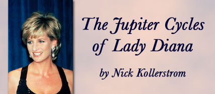 The Jupiter Cycles of Lady Diana by Nick Kollerstrom
